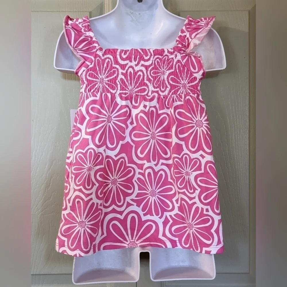 New with tags Healthtex pink and white floral dress. 18 months, T2K